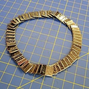 27" Elastic & Silver Metal Stretchy Belt